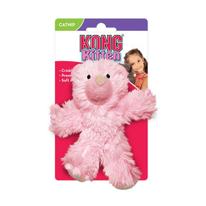 KONG Kitten Teddy Bear Jouet pour Chat, Couleur Varie