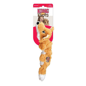 KONG Scrunch Knots Fox Dog Toy