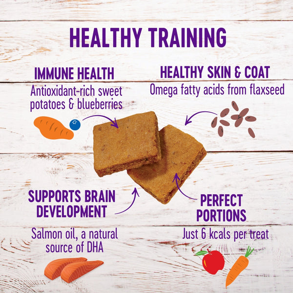 Wellness Friandises molles sans céréales pour chiots Agneau & Saumon, 3 oz