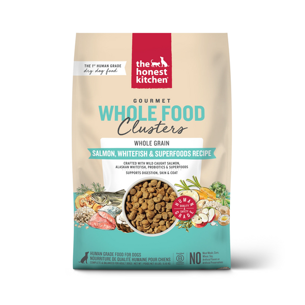 The Honest Kitchen Gourmet Whole Food Clusters Whole Grain Salmon, Whitefish & Superfoods Recipe