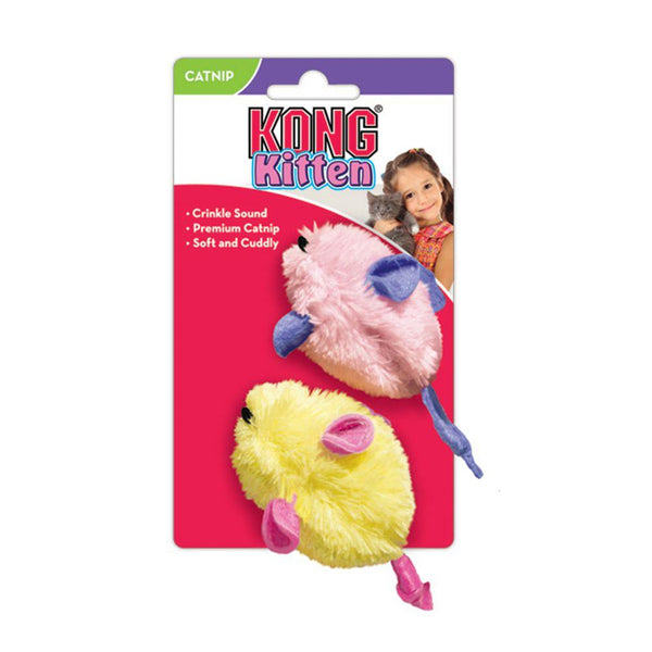 Jouet pour chat KONG Kitten Mice, assorti, paq. 2