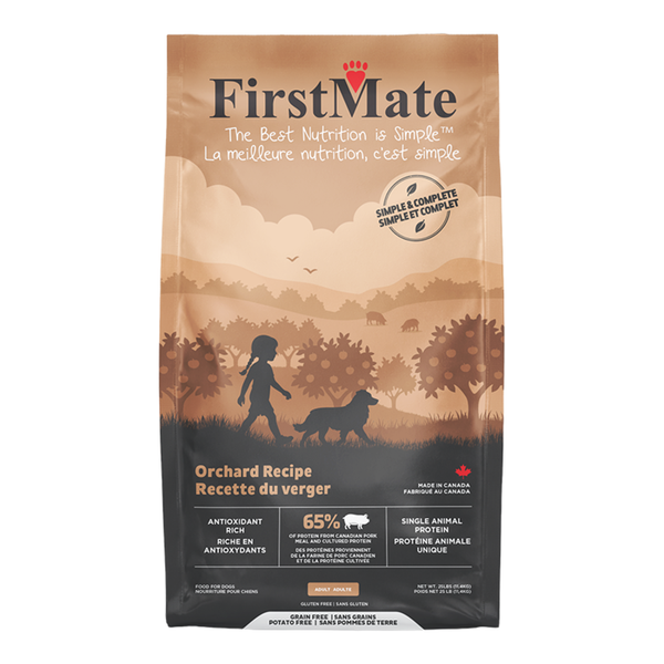 FirstMate Dog Simple & Complete Orchard Recipe Pork