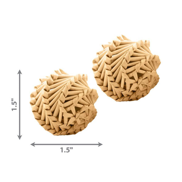 Jouet pour chat boule de paille KONG Naturals, paq. de 2