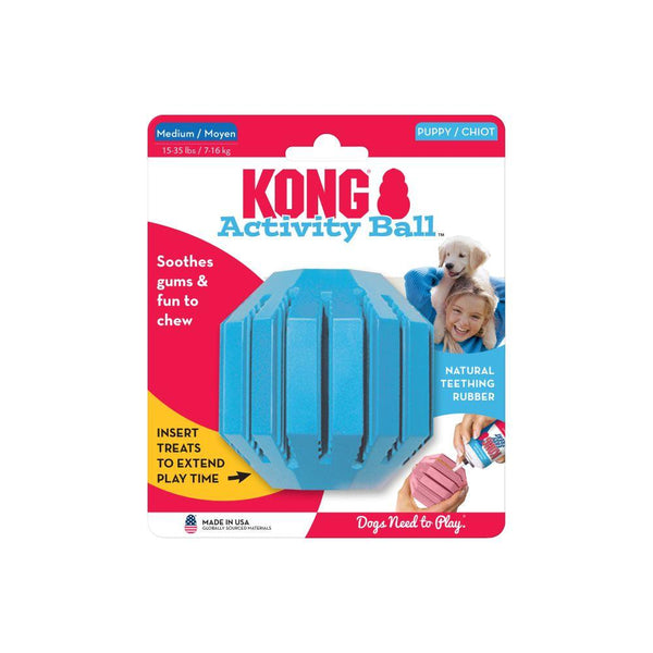KONG Puppy Activity Ball Jouet pour chien Couleur variable