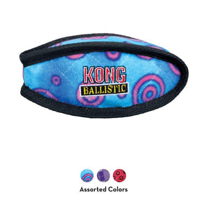 KONG Ballistic Football Dog Toy, Color Varies, Large