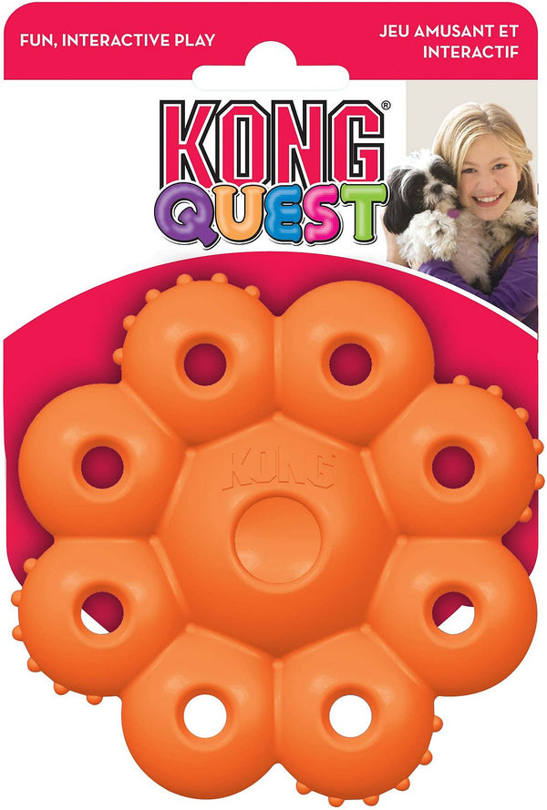 KONG Quest Star Pods Dog Toy, Color Varies