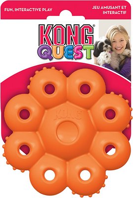 KONG Quest Star Pods Dog Toy, Color Varies