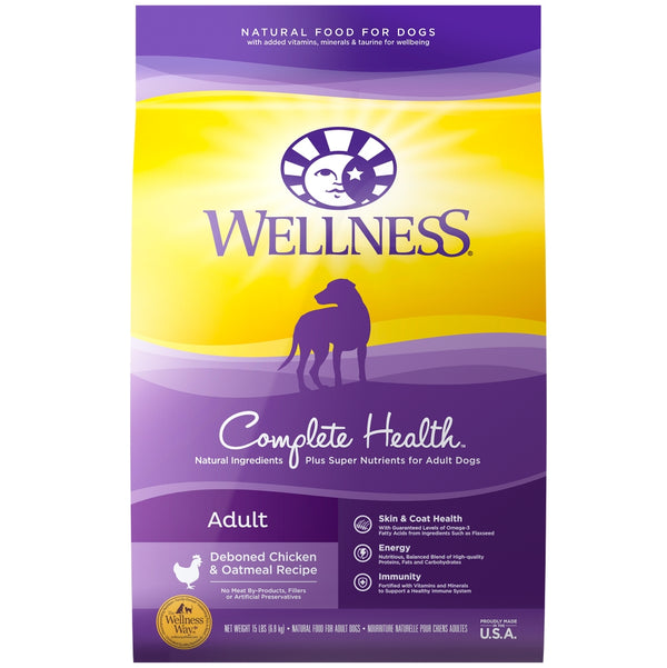 Wellness Complete Health Deboned Chicken & Oatmeal Adult Dry Dog Food