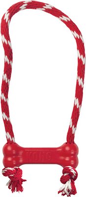 KONG Goodie Bone with Rope Dog Toy