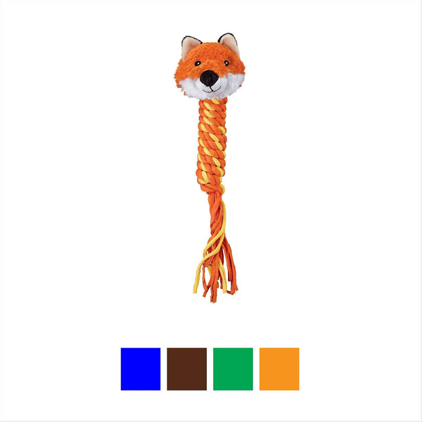 KONG Winders Tails Dog Toy, Fox, Large