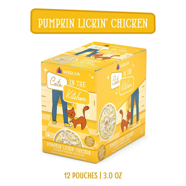 Cats in the Kitchen Pumpkin Lickin' Chicken Chicken in Pumpkin Soup Wet Cat Food Pouch