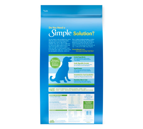 Wellness Simple Limited Ingredient Diet Lamb & Oatmeal Formula Dry Dog Food