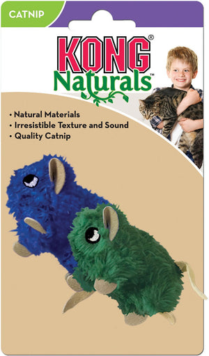 KONG Naturals Mouse Cat Toy, Color Varies