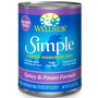 Wellness Simple Limited Ingredient Diet Grain-Free Turkey & Potato Formula Wet Dog Food Can