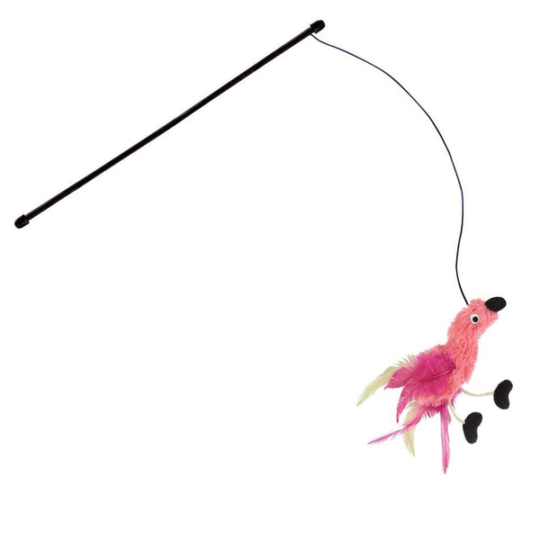 KONG Active Feather Teaser Jouet pour chat Couleur variable