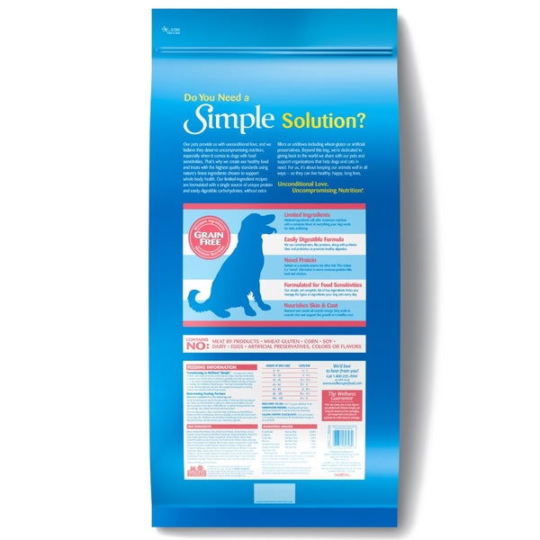 Wellness Simple Limited Ingredient Diet Grain-Free Salmon & Potato Formula Dry Dog Food
