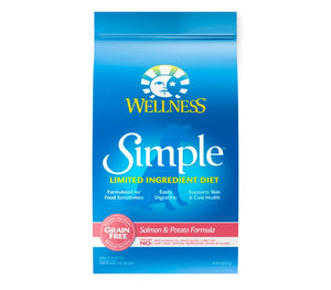 Wellness Simple Limited Ingredient Diet Grain-Free Salmon & Potato Formula Dry Dog Food