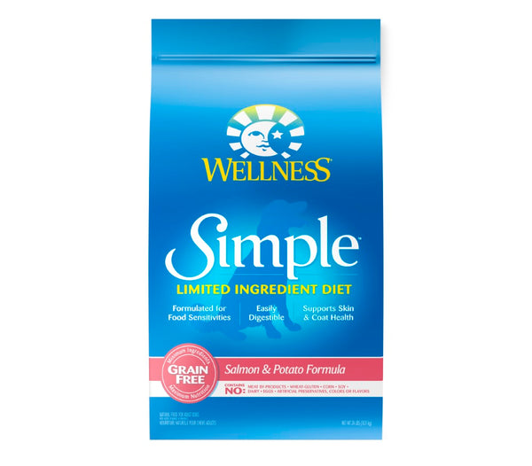 Wellness Simple Limited Ingredient Diet Grain-Free Salmon & Potato Formula Dry Dog Food