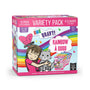 BFF OMG GRAVY Rainbow A Gogo Assortiment varié de sachets de nourriture humide pour chats, 3 oz, 12 sachets