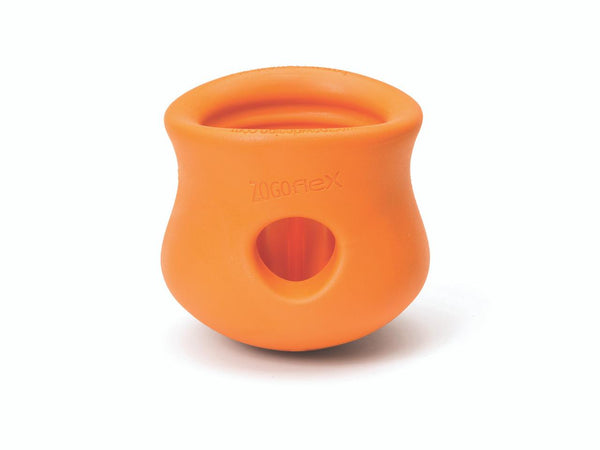 West Paw Jouet pour chien Zogoflex Toppl, Tangerine