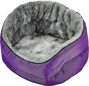 Kaytee Cuddle-E-Cup Plush Small Animal Bed, 10-in