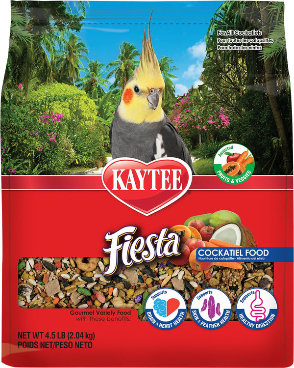 Kaytee Fiesta Variety Mix Cockatiel Bird Food