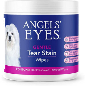 Angels' Eyes Gentle Tear Stain Wipes for Dogs, 100-count