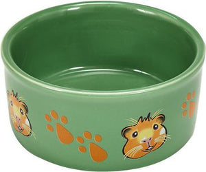 Kaytee Paw Print Small Animal Food & Water Bowl, Color Varies