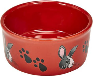 Kaytee Paw Print Small Animal Food & Water Bowl, Color Varies