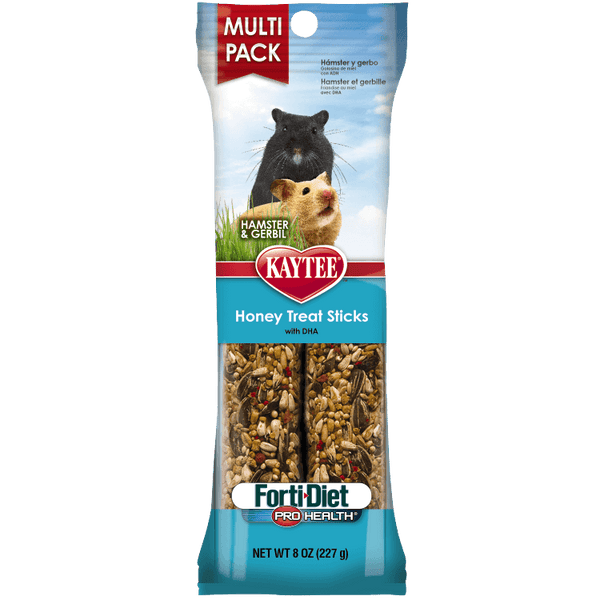 Kaytee Forti-Diet Pro Health Honey Hamster & Gerbil Treat Sticks, 8-oz