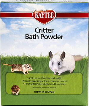 Kaytee Critter Bath Powder for Small Animals, 14-oz box