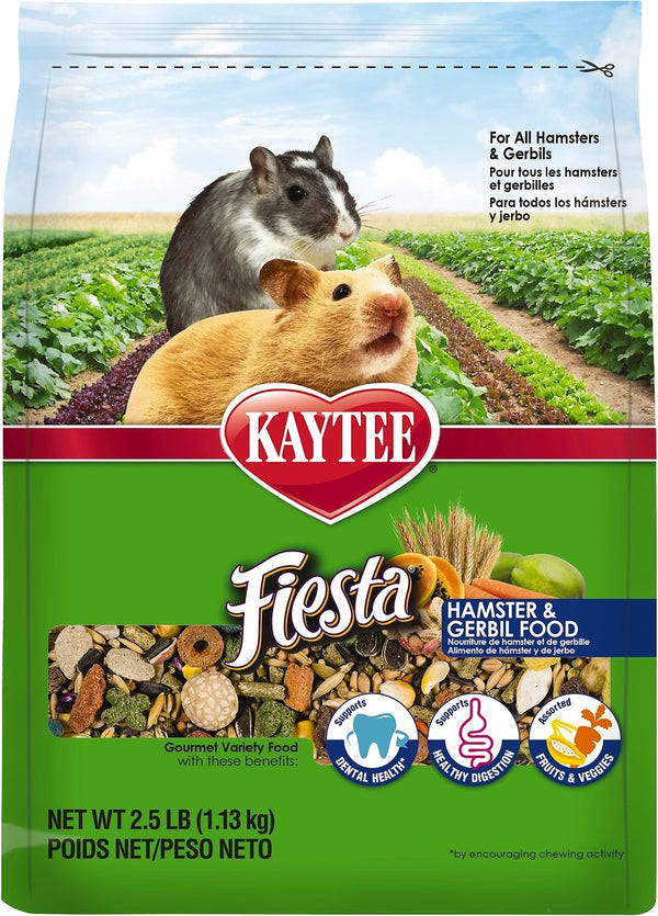 Kaytee Fiesta Gourmet Variety Diet Hamster & Gerbil Food