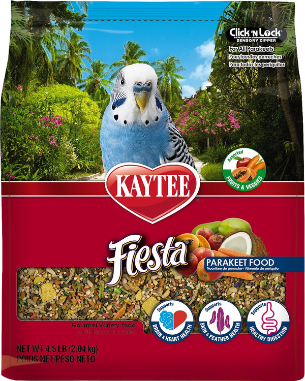 Kaytee Fiesta Variety Mix Parakeet Bird Food