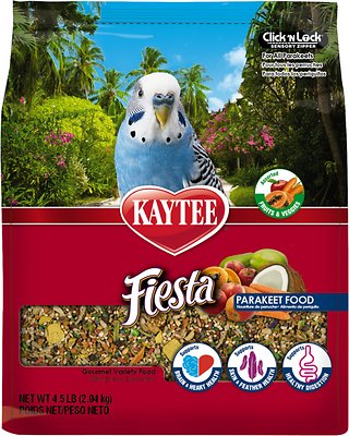 Kaytee Fiesta Variety Mix Parakeet Bird Food