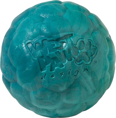 West Paw Zogoflex Air Boz Ball Dog Toy, Peacock