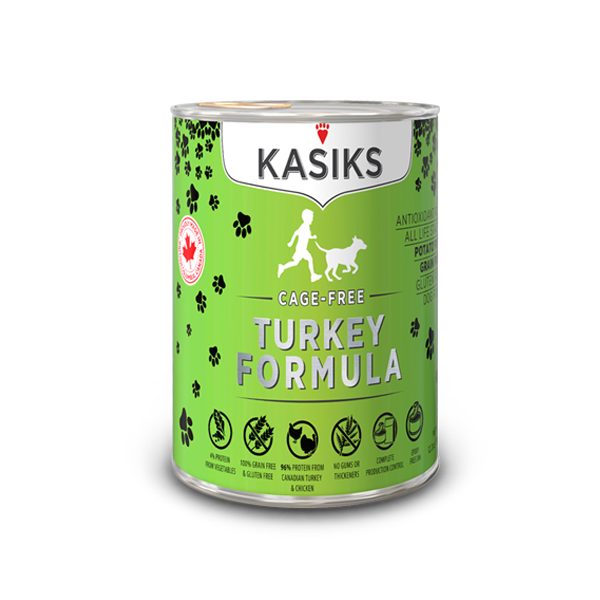 KASIKS Cage-Free Turkey Formula Grain-Free Canned Dog Food