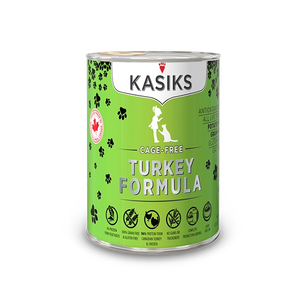 KASIKS Cage-Free Turkey Formula Grain-Free Canned Cat Food
