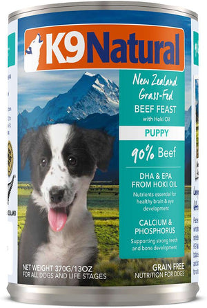 K9 Natural Puppy Beef Feast Grain-Free Wet Dog Food