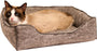 K&H Amazin' Kitty Lounge Sleeper Cat Bed, Gray