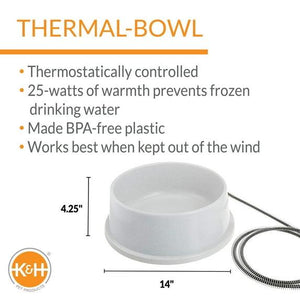 K&H Thermal-Bowl Gamelle pour animaux