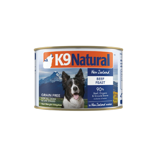 K9 Natural Beef Feast Wet Dog Food Can