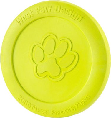 West Paw Zogoflex Zisc Jouet pour chien, Granny Smith