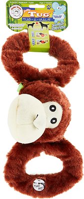 Jolly Pets Tug-a-Mals Monkey Dog Toy