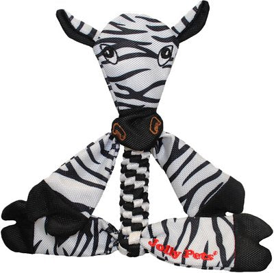 Jolly Pets Flathead Zebra Dog Toy