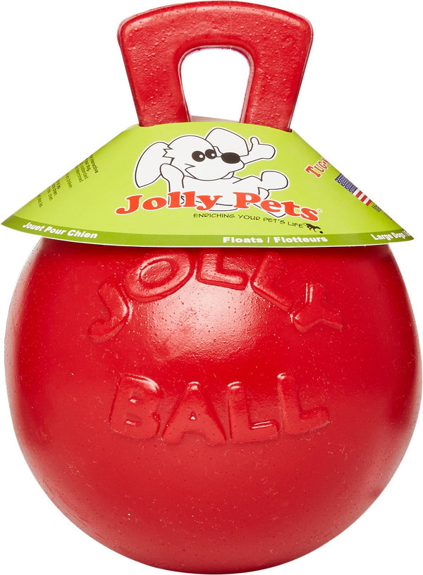 Jolly Pets Tug-n-Toss Dog Toy, Red