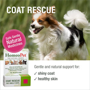 HomeoPet Coat Rescue Pet Supplement, 450-drops