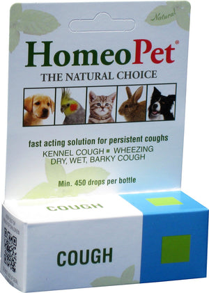 HomeoPet Toux pour chien, chat, oiseau et petit animal, complément, 450 gouttes