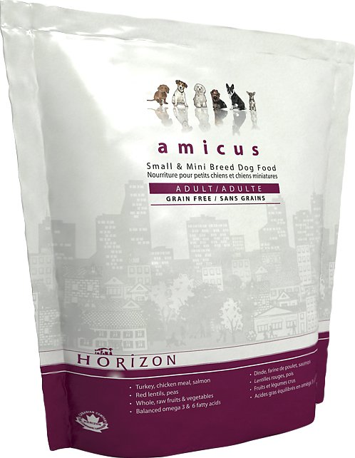 Horizon Amicus Croquettes sans céréales pour chiens adultes de petite et très petite race