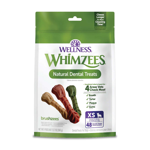 WHIMZEES Brushzees Natural Dental Dog Treats