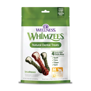 WHIMZEES Brushzees Natural Dental Dog Treats